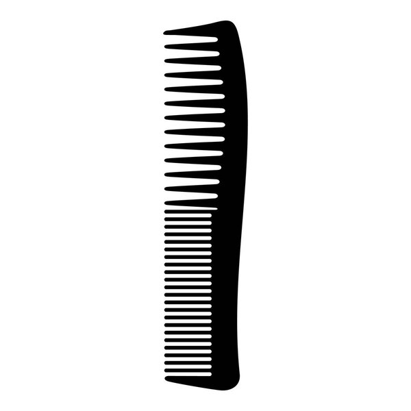 Small comb icon, simple style