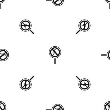 Yaya yok sorunsuz siyah desen