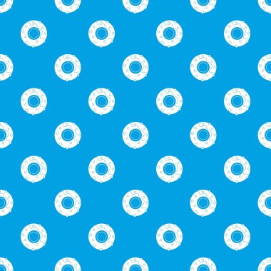 Lezzetli lokma tatlı desen kesintisiz mavi