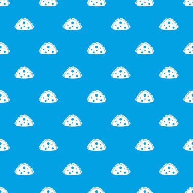 Empanada, cheburek veya calzone desen kesintisiz mavi