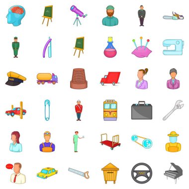 Yöneticisi simgeler kümesi, karikatür tarzı