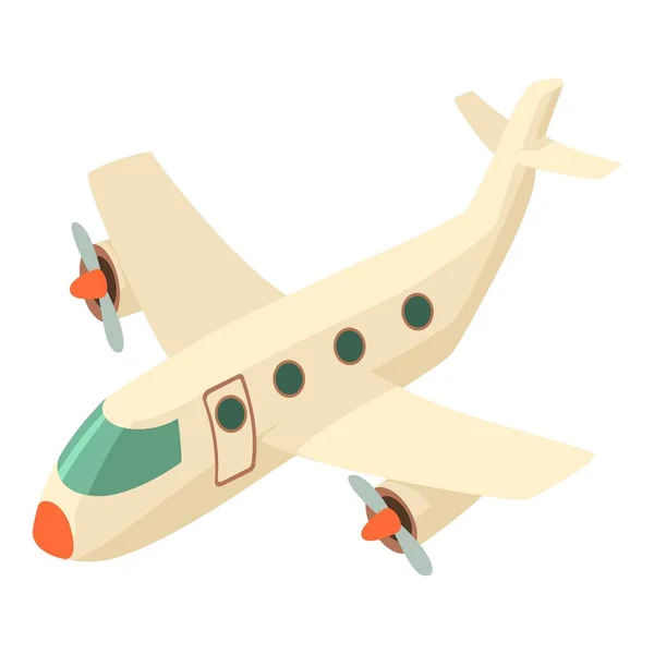 Flugzeug-Ikone, isometrischer 3D-Stil — Stockvektor