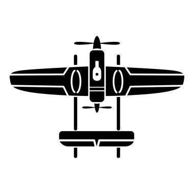 Uçak simgesi, basit tarzı