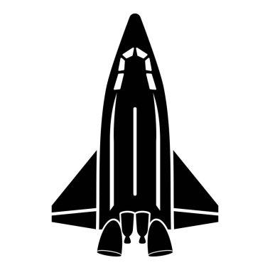 Büyük uçak simgesi, basit tarzı