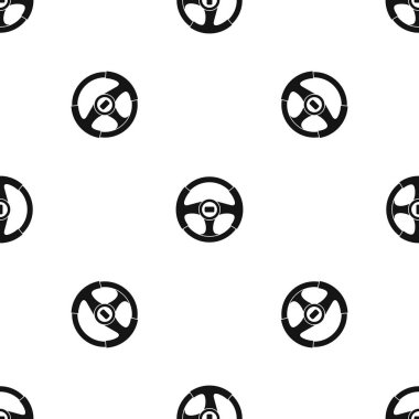 Araba direksiyon desen sorunsuz siyah