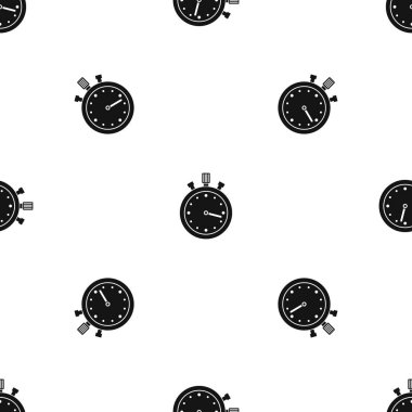 Kronometre desen sorunsuz siyah