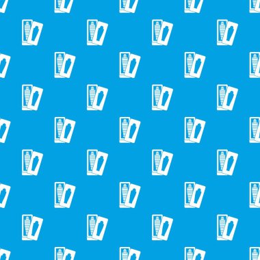 Mumya lahit desen kesintisiz mavi