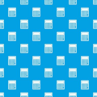 Ofis, okul elektronik hesap makinesi desen kesintisiz mavi