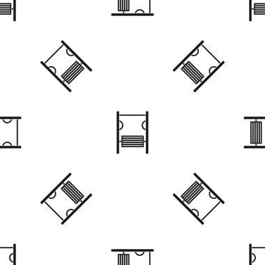 Bahçesi simülatörü desen sorunsuz siyah