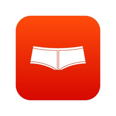 Boyshorts simgesi dijital kırmızı