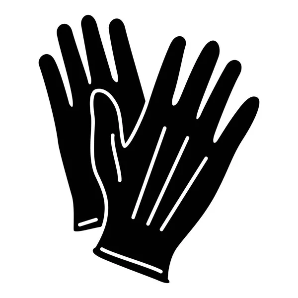 Icône à gants, style simple — Image vectorielle