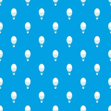 Sıcak hava balon desen kesintisiz mavi