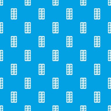 Hap kutusu desen vektör kesintisiz mavi
