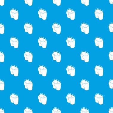 Spor kısa desen vektör kesintisiz mavi