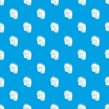 Multi cep kot desen vektör kesintisiz mavi