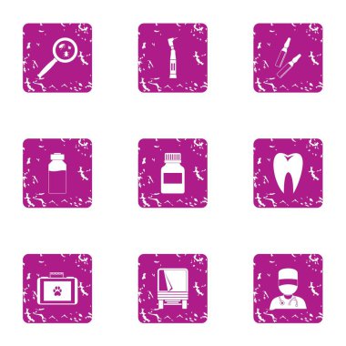 Doktor hayvan simgeler kümesi, grunge tarzı için