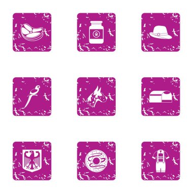 Kırsal yaşam simgeler kümesi, grunge tarzı