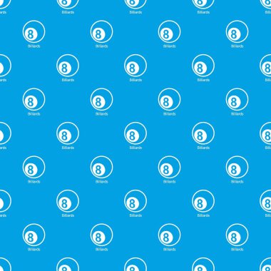 Bilardo desen vektör kesintisiz mavi