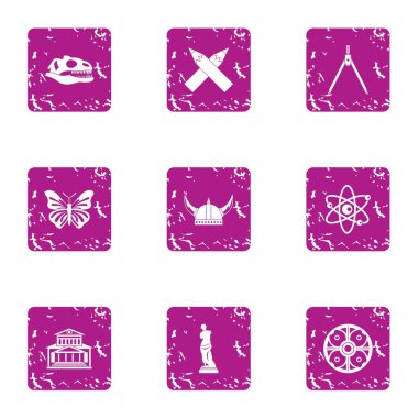 Değerlendirme simgeler kümesi, grunge tarzı