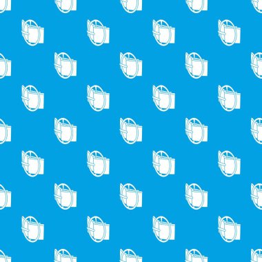 Podyum moda kemer desen vektör kesintisiz mavi