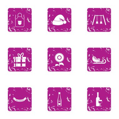 Eve parti simgeler kümesi, grunge tarzı