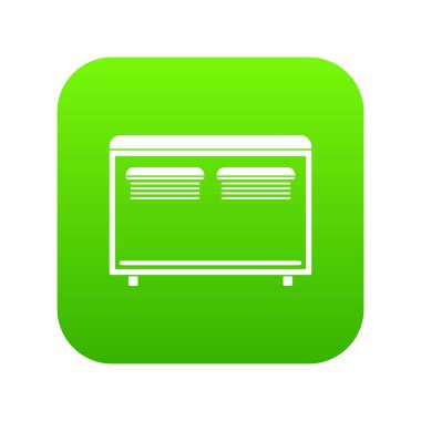 Ana sayfa simgesini sayısal Isıtma donatım yeşil