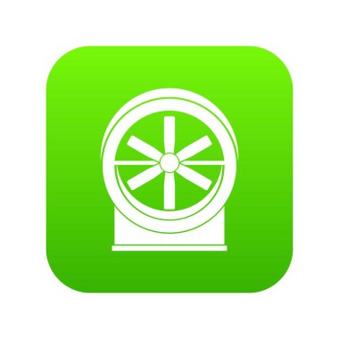 Fan simge dijital yeşil