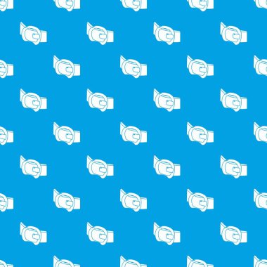 Modern kemer desen vektör kesintisiz mavi