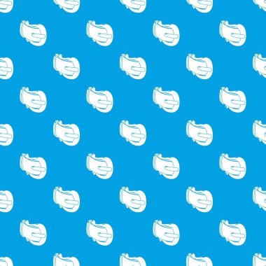 Modern kadın kemer desen vektör kesintisiz mavi