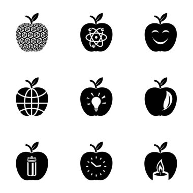 İzleme Icons set, basit tarzı