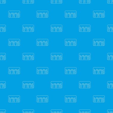 Synthesizer piyano desen vektör kesintisiz mavi