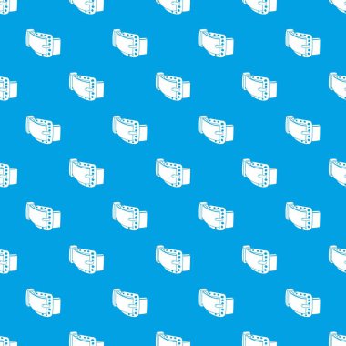 Elmas kemer desen vektör kesintisiz mavi