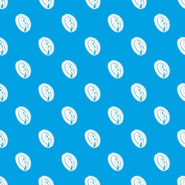 Erkekler giyim düğmesini desen vektör kesintisiz mavi