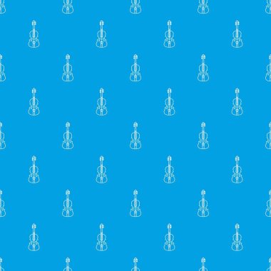Violine desen vektör kesintisiz mavi