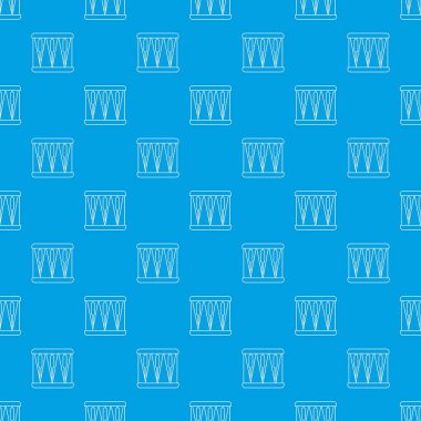 Bas davul desen vektör kesintisiz mavi