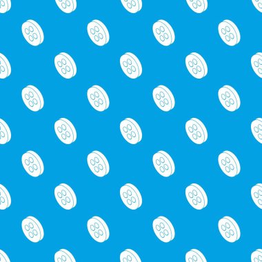 Klasik giyim düğmesini desen vektör kesintisiz mavi