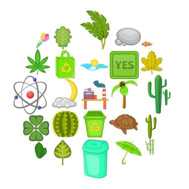 Taze simgeler kümesi, karikatür tarzı