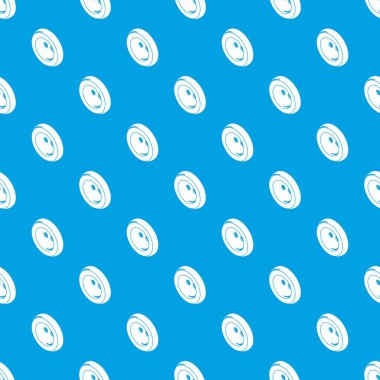 Moda giysiler düğmesini desen vektör kesintisiz mavi