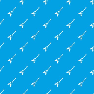 Elektro gitar desen vektör kesintisiz mavi