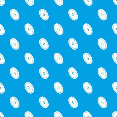 Küçük gömlek düğmesi desen vektör kesintisiz mavi