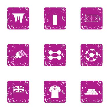 Şiddetli eğitim simgeler kümesi, grunge tarzı