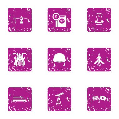 Askeri tutum simgeler kümesi, grunge tarzı