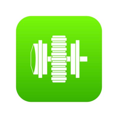 Onarım şey simge dijital yeşil