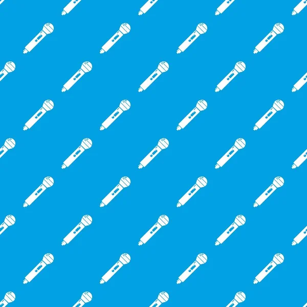 Mikrofon desen vektör kesintisiz mavi