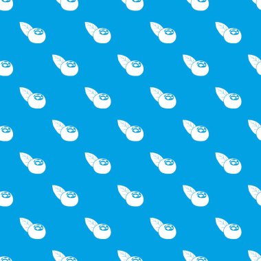 Kızılcık desen vektör kesintisiz mavi