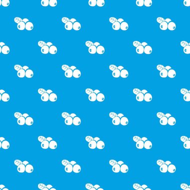 İsveç kirazı desen vektör kesintisiz mavi