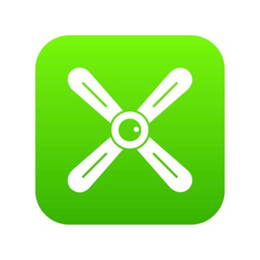 Pervane simgesi dijital yeşil