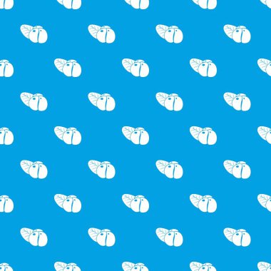 Ephedra desen vektör kesintisiz mavi