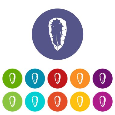 Eski araç simgeler vektör renk ayarla