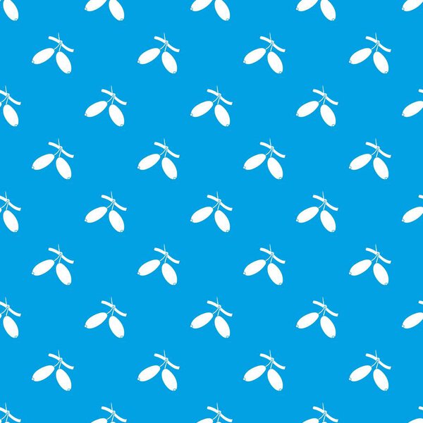 Barberry pattern vector seamless blue